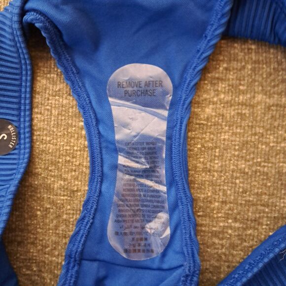 Lot Of 2 Hollister Bikinis Bottoms 1-Green 1-Blue NWT's Size Small - Picture 8 of 8
